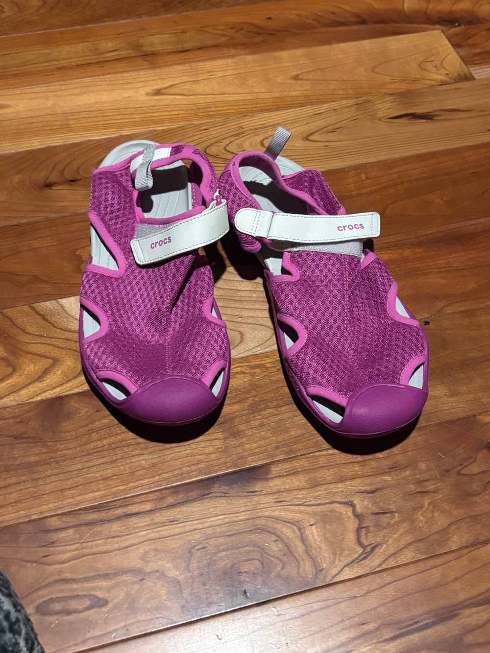 Crocs ' Pink Swift Water Mesh Sport Sandals